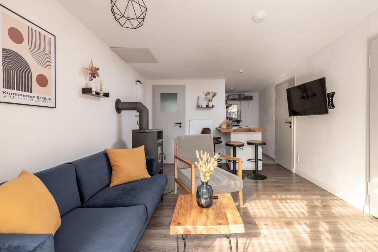 Am Grimnitzsee Gemutliches Tiny House Bungalow Mit Sauna Und Kamin Joachimsthal Eksteriør billede